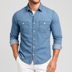 Beaunord | Slim fit denim shirt