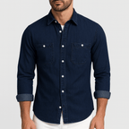 Beaunord | Slim fit denim shirt