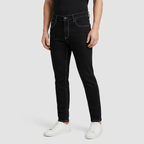 Beaunord | Elastic denim tapered jeans