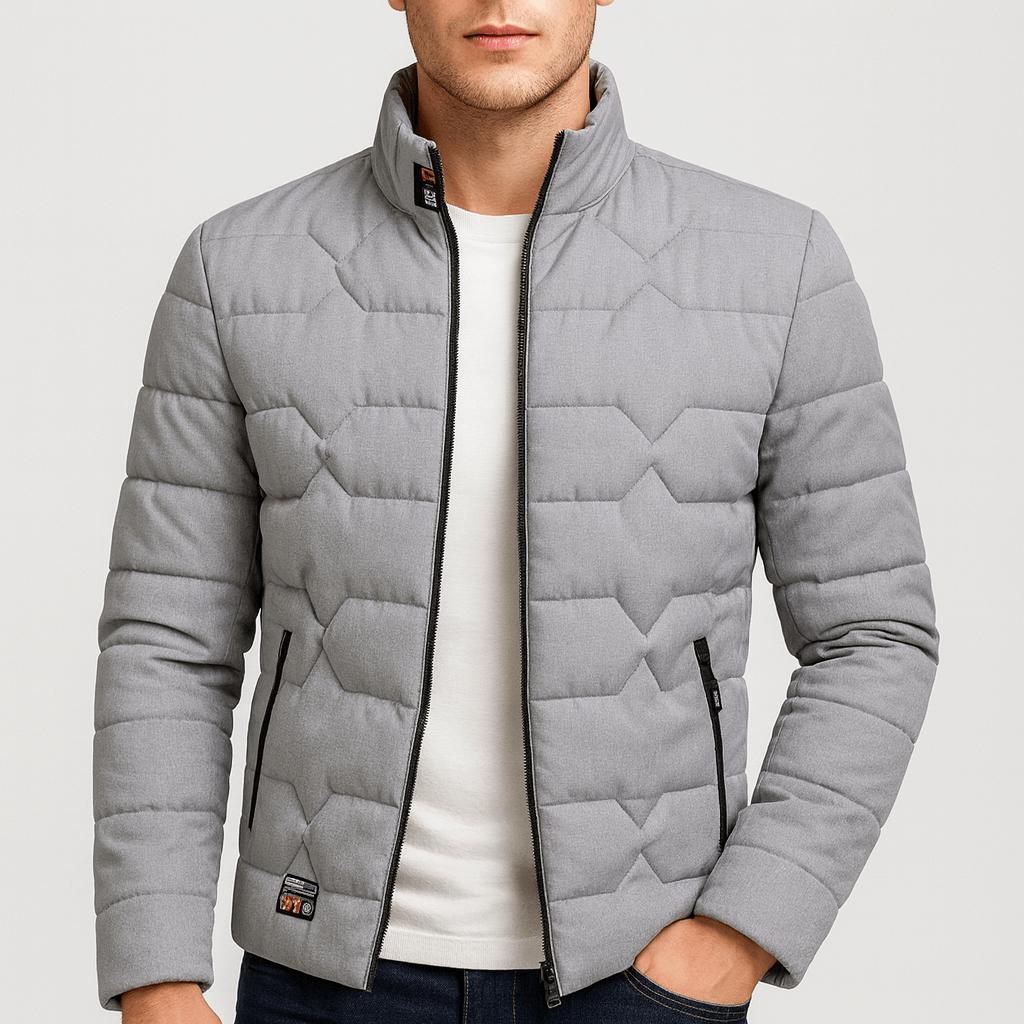 Beaunord | Geometric quilted jacket