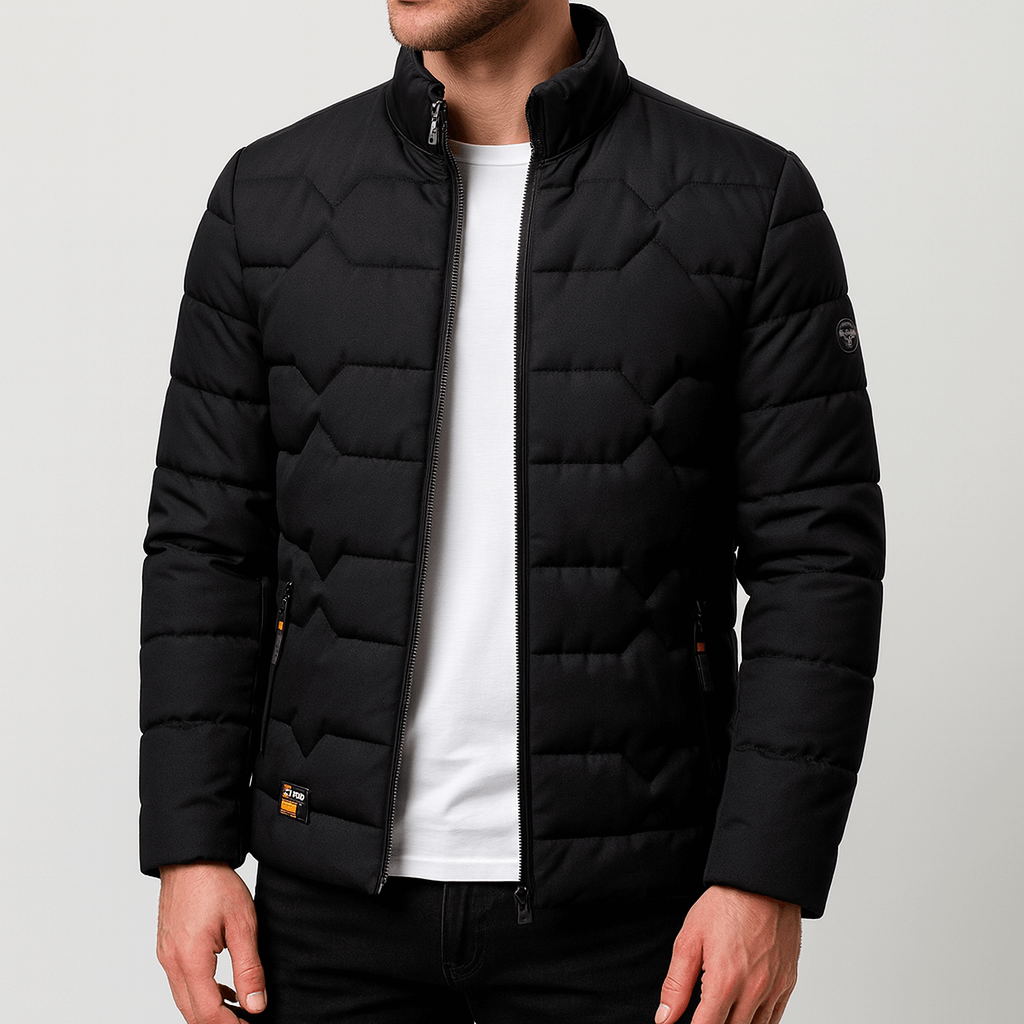 Beaunord | Geometric quilted jacket