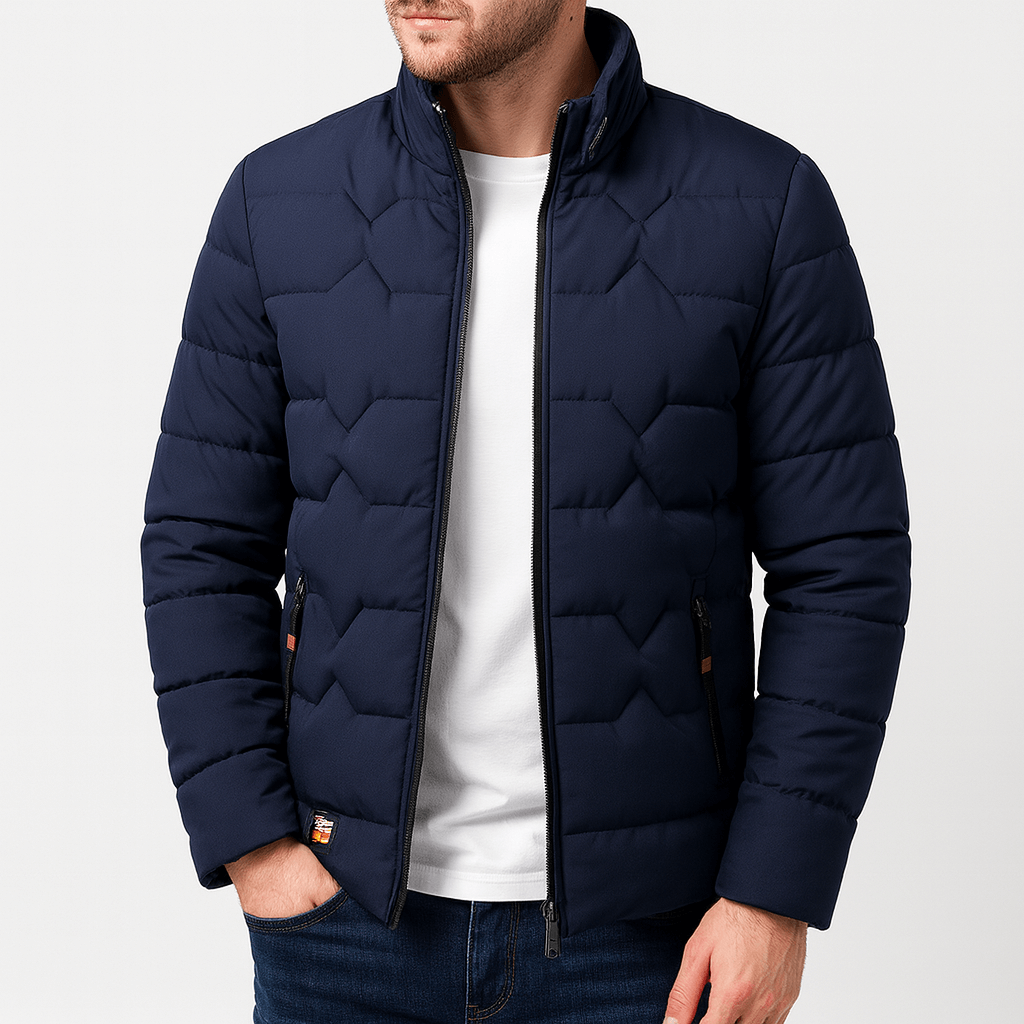 Beaunord | Geometric quilted jacket
