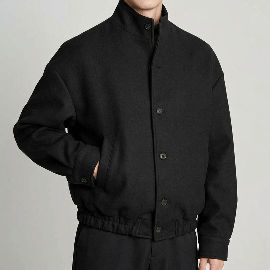 Beaunord | Lightweight high-collar bomber jacket