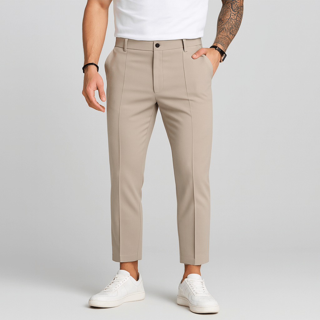 Beaunord | Stylish fitted trousers with elastic waistband