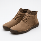 Beaunord | Suede high heeled shoes with elastic cuff