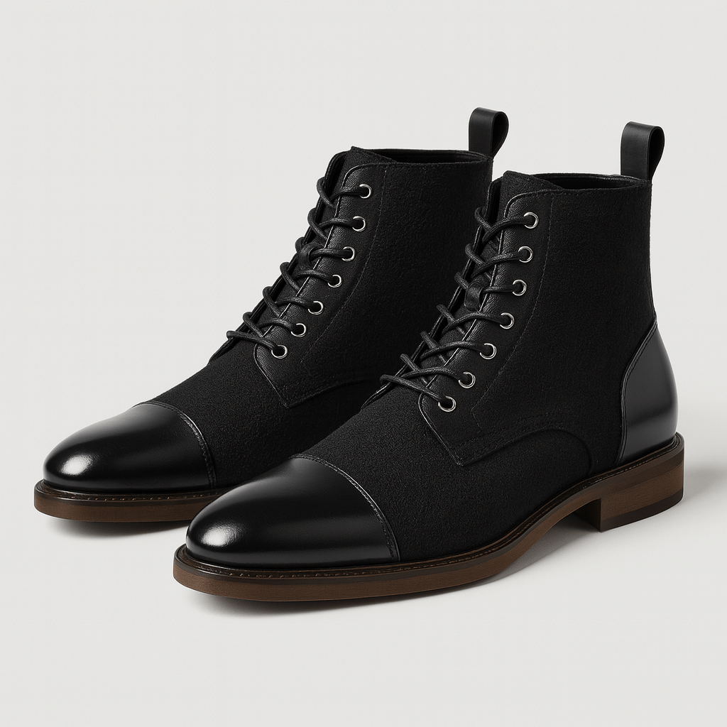 Beaunord | Vintage black ankle boots